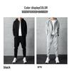 ROMON Men's Casual Sport Hooded Tracksuit Set