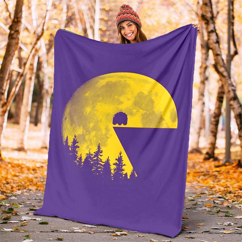 Pixel-Spiel Flanelldecke Weich Warm Ganzjahres-Überwurf, Design für Camping, Autoreisen, Wandern Sofa, Bett, Büro Perfektes Geschenk für Partys