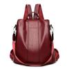 Women's Bag Silver European And American Style Fashionable Zipper Reflective Stripes Niche PU Shoulders MIT