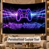 Neon Colorful (202) Theme Personalized Tapestry Custom Name Text Wall Hanging Tapestry Home Background Decoration