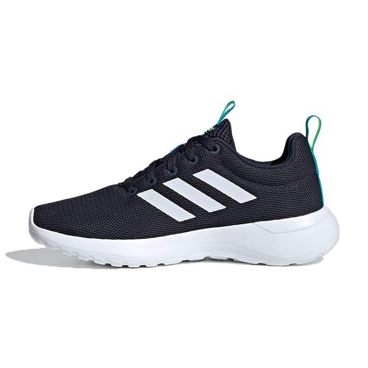 Adidas Neo Lite Racer Pohodlné Prodyšné Nízké Ležérní Boty Dětské Tenisky Černá Modrá FV9608