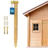 Kotarbau® Strap Hinge 600Mm Gold Galvanized Steel Garage Door Hinge For Shutters Gazebo Hinge