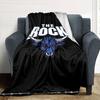 1pc THE ROCK Soft Flannel All Season Throw for Home, Office, Outdoor UseDurable Comfort Soft Warm Throw for Home