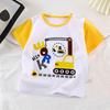 Nuova T-shirt Casual per Bambini Stampa Cartone Animato Carina T-shirt Manica Corta Top Confortevoli Con Pantaloncini Abbigliamento Estivo per Bambini Piccoli