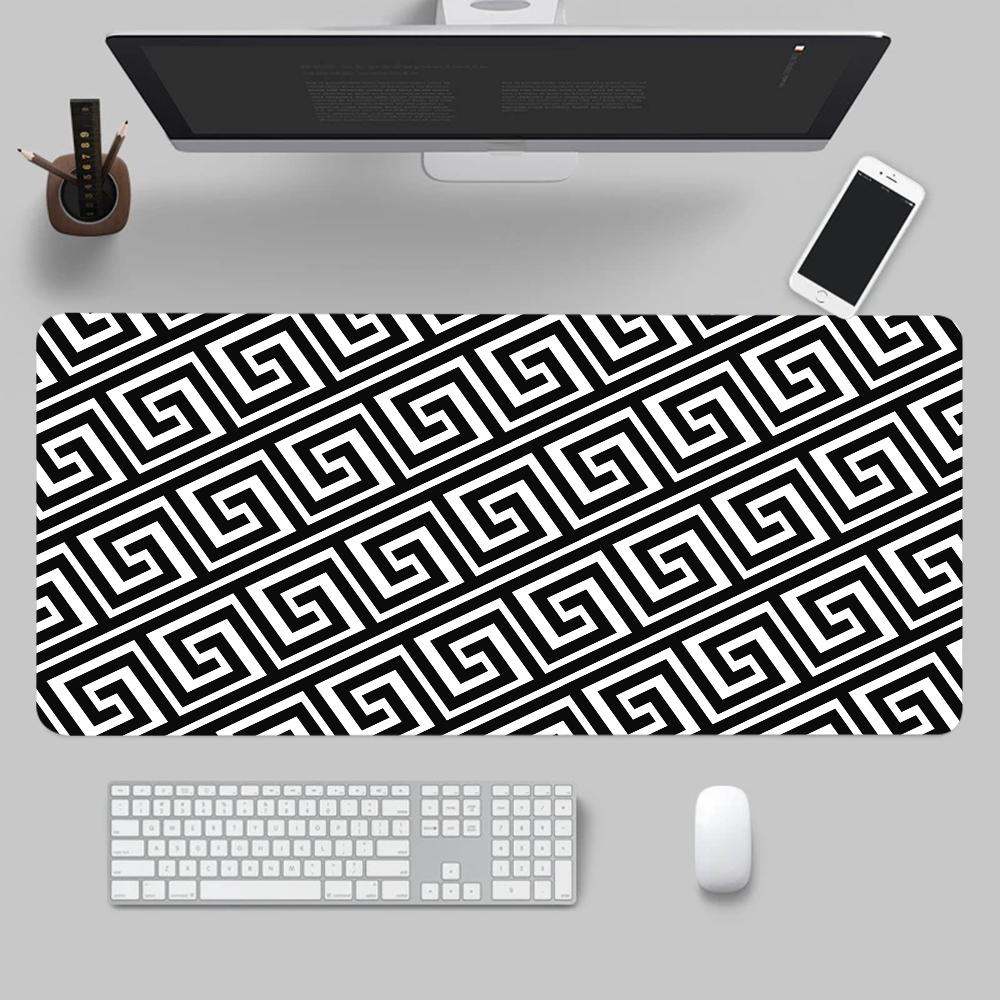 Large Size Mouse Mat Non-Slip Desk Mat Simple line Rubber Mousepad Abstraction Art Game Mousepad Office Computer Accessories Diy