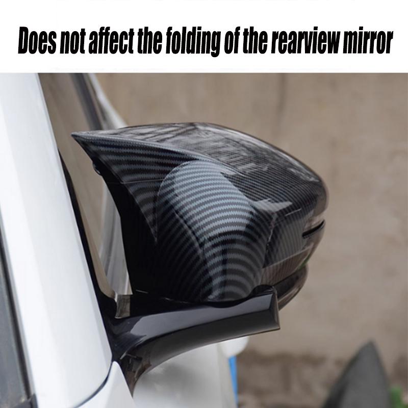 For Changan CS55 Plus UNI-S -2025, Bull Horn Rearview Mirror Cover Car Reversing Mirror Protective Shell