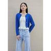 Egoist Back Lace Up Point Round Neck Cardigan Er2kg464