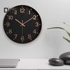 Ceas de perete Mișcare cu cuarț Afișaj clar Numere mari 3D Funcționare silențioasă Ceas fără ticăituri alimentat de baterii
