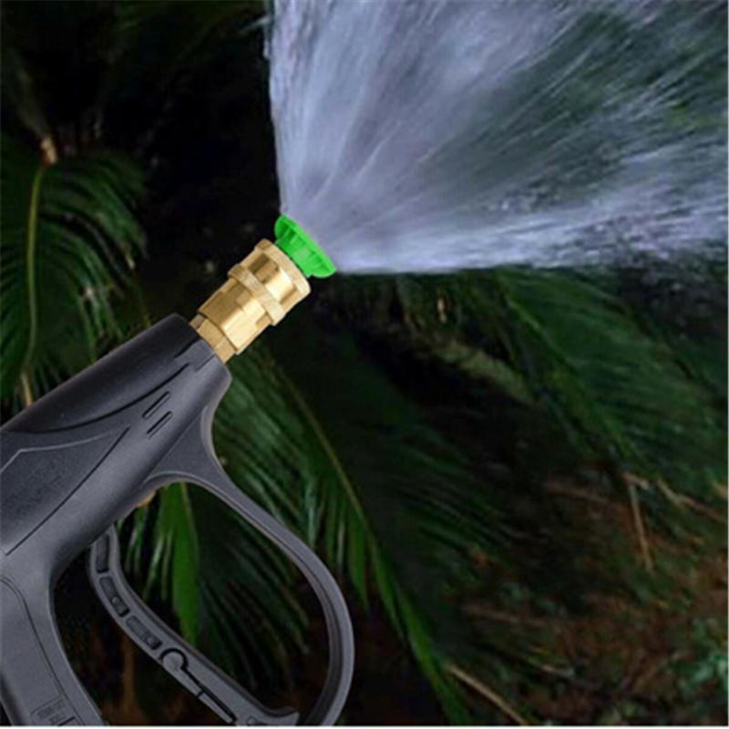 1/4" High Pressure Washer Wand 3000 Psi Car Wash Foam Spray Short Wand With Nozzle