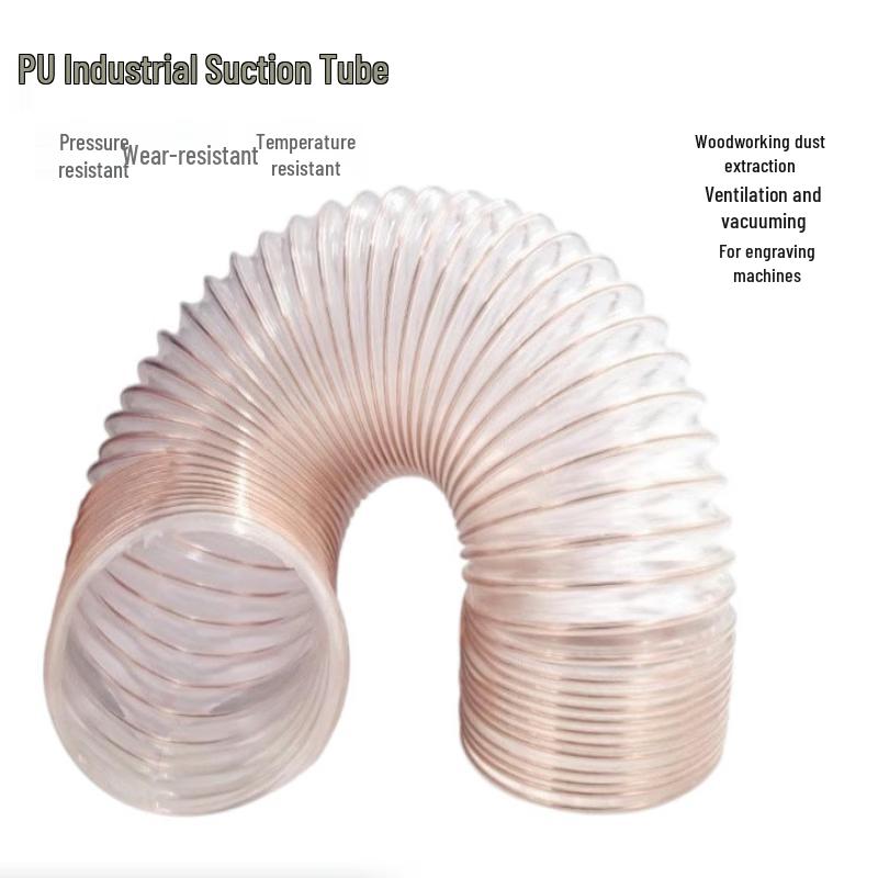 

Прозрачный ПУ стальной проволочный всасывающий шланг Jundingying