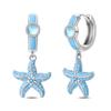 925 Silber Sexy Hängende Ohrringe Schmetterling Schleife Herz Blume Muschel Perle Edelstein Bling Set für Damen Ohrstecker Geschenk Feiner Schmuck