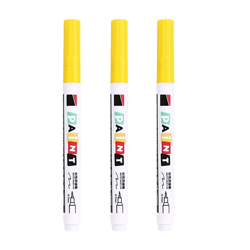 3Pcs Monument Paint Pen Sunproof Waterproof Stone Marker Pen For Writing Coloring On Tombstones Gravestone Restoration