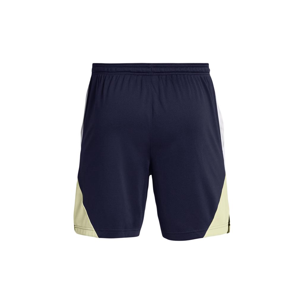 Under Armour Curry Splash Shorts Letter Splicing Elastic Straight Casual Shorts Men shorts Navy-Blue 1380327-410