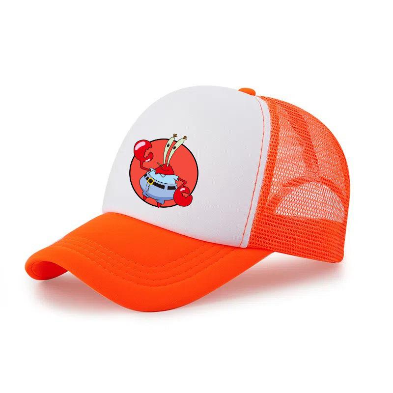 SpongeBob Print Breathable Mesh Baseball Cap