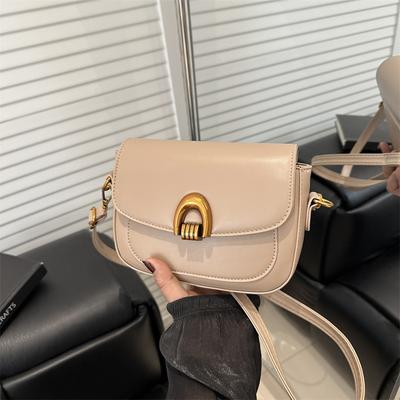 Retro Niche Underarm Bag Women's 2025 New Trendy Fashion Korean Saddle Bag Simple Personality Shoulder Messenger Bag