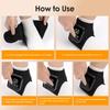 Electric Heating Foot Ankle Massager Wireless Thermal Ankle Brace Ankle Protector 5 Infrared Hot Compress 3 Vibration Ankle Band
