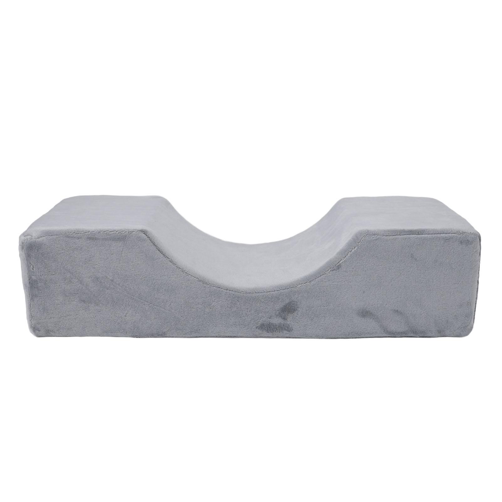 Salon Eyelash Extension Neck Pillow U Shaped Comfortable Velvet Memory Foam Pillow Protect Neck for Lash Extension серый 2390₽