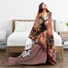 Bubu & Dudu Appreciating Lanterns Flannel Blankets Winter  Super Soft Throw Blanket for Home Decor Novelty Bedspread Bed Cover