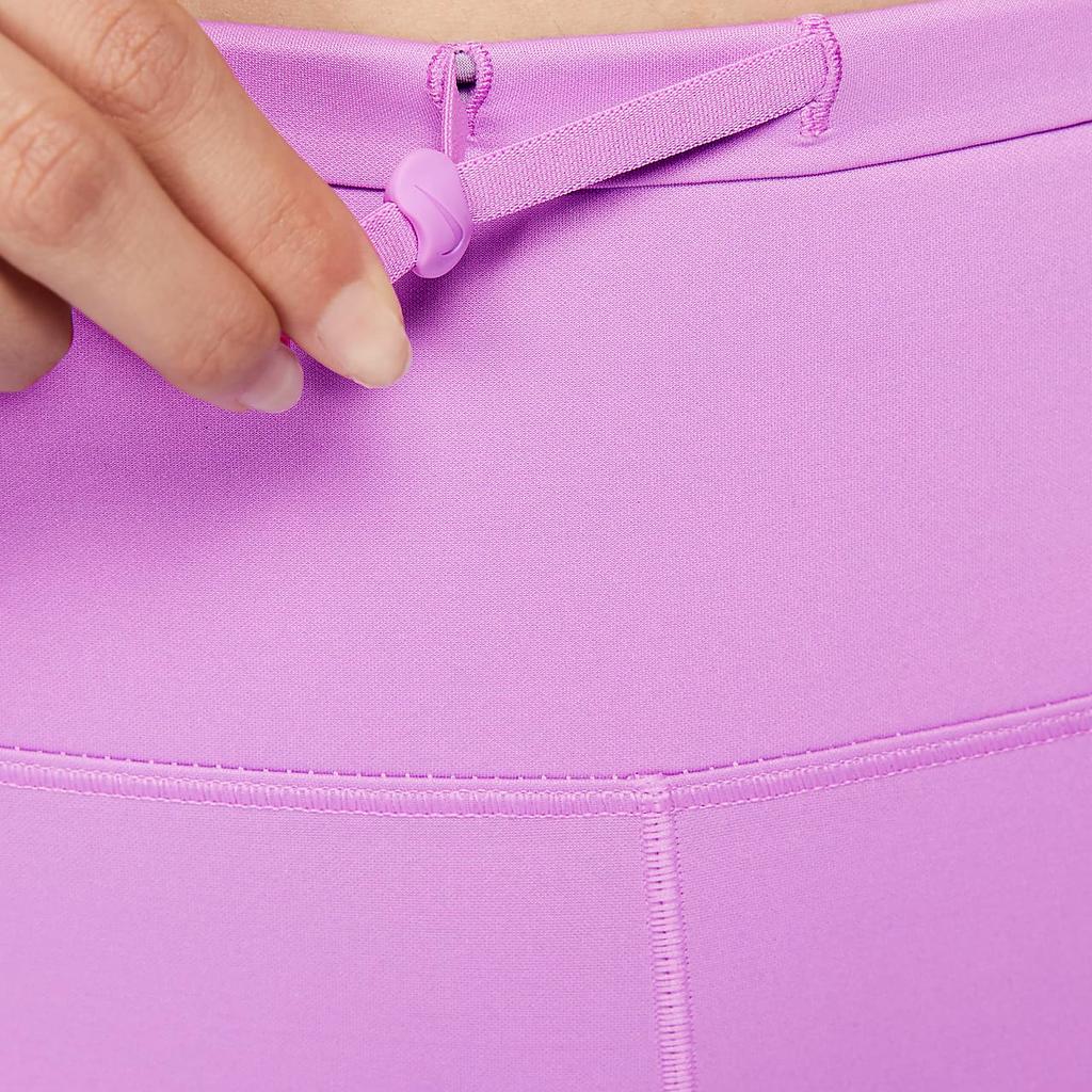 Nike Go Unleashed Series Vysoce intenzivní středně vysoké kapsy Devítibodové fitness kalhoty Dámské kalhoty Světle trávově karmínové DQ5695-532