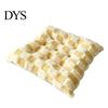 Warm Dining Chair Cushion Square Plush with Ties, Buffalo Check Plaid Seat Cushion, High Resilience Fiber Fluffy Non Slip Pad for Office Collapse Desk