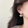 Elegant Ginkgo Leaf Pearl Tassel Earrings - Women's Autumn/Winter 2025 Hot Style