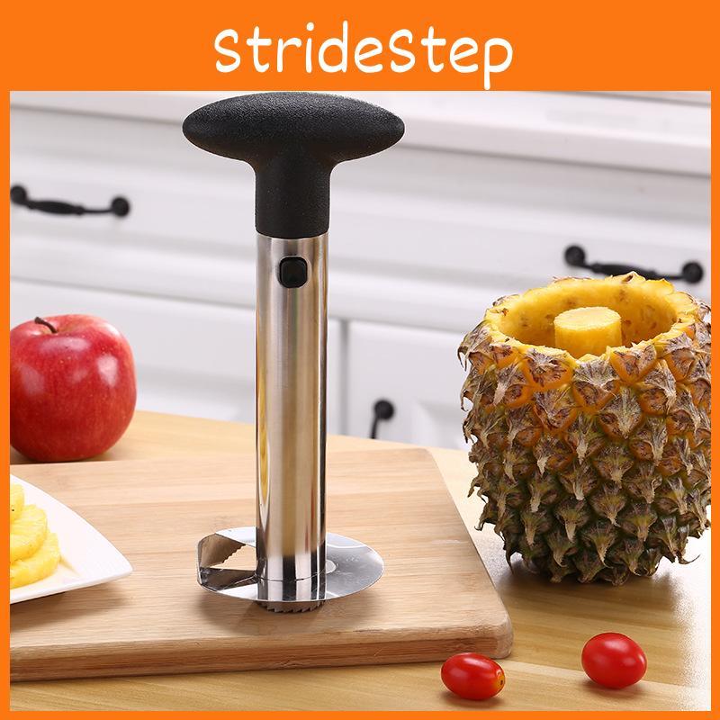 Steel Pineapple Corer And Slicer With Easy-to-use Peeler For Fruit Lovers**