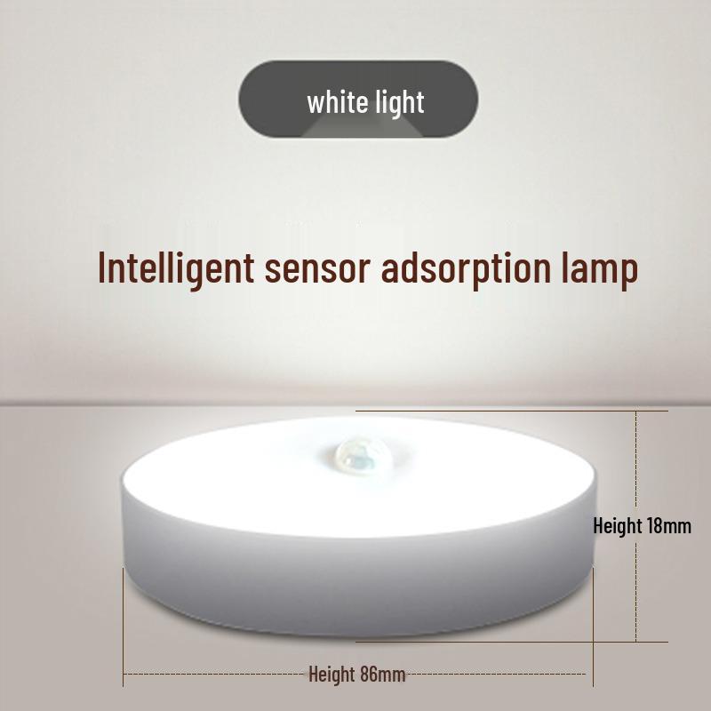 Wireless LED Sensor Night Light with Automatic Human Detection for Bedroom and Household Use