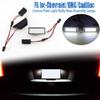 For Chevy Corvette Cadillac Buick GMC LED White License Plate Tag Light Assembly