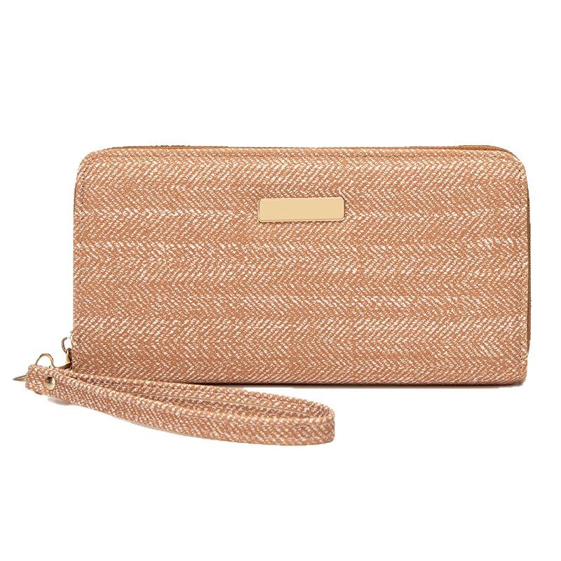 Long change bag trendy autumn and winter style fashionable simple sequin decoration women's clutch bag
