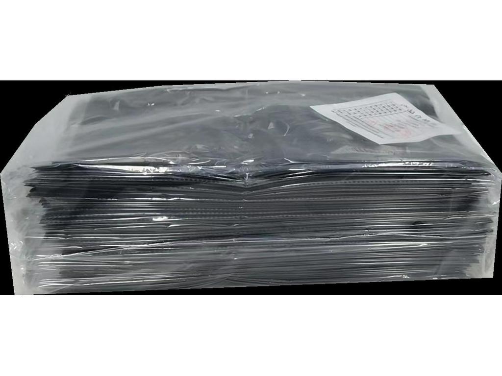 Breathable Summer Thin Disposable Sunscreen Masks, Single Layer, Black & White, Individually Packaged