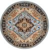 Ethnic Style Circular Carpet Retro Bohemian Style Anti Slip Rug Living Room Bedroom Winter Warm Home Decoration Mat