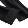 Jeans décontractés ajustés stretch noirs pour homme, principalement déchirés