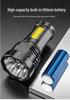 Multifunctional Rechargeable Nine-Core Long-Range Outdoor Flashlight