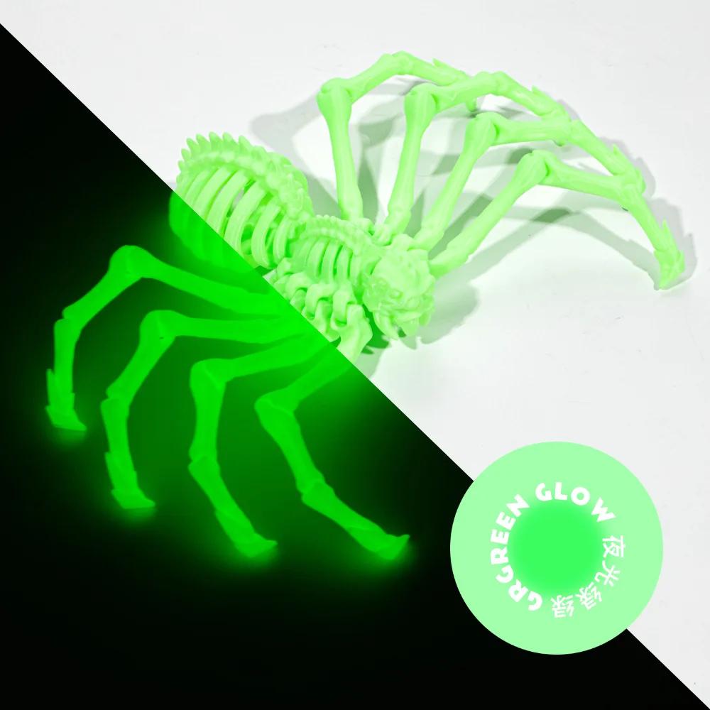 3D Printing Spider Animals Toy Realistic Colorful Spider Figurine Articulated Fidget Toy for Spider Lovers Halloween Home Decor
