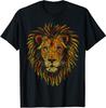 Rastafari Rood Geel Groen Rasta Kleding Leeuw van Juda T-shirt Maat S-5XL