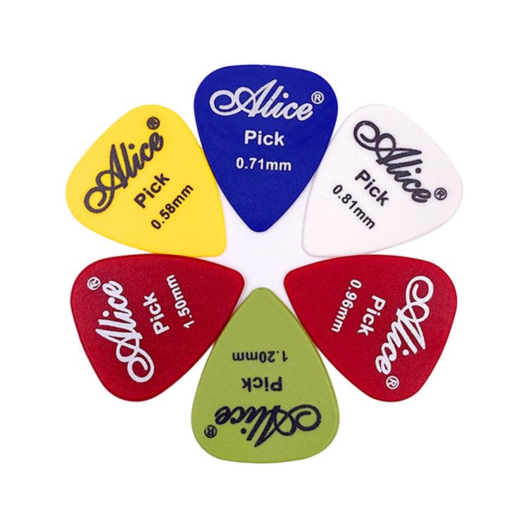 SFFE Assorted Guitar Picks for Guitar, Bass & Ukulele, 40-Pack with Case