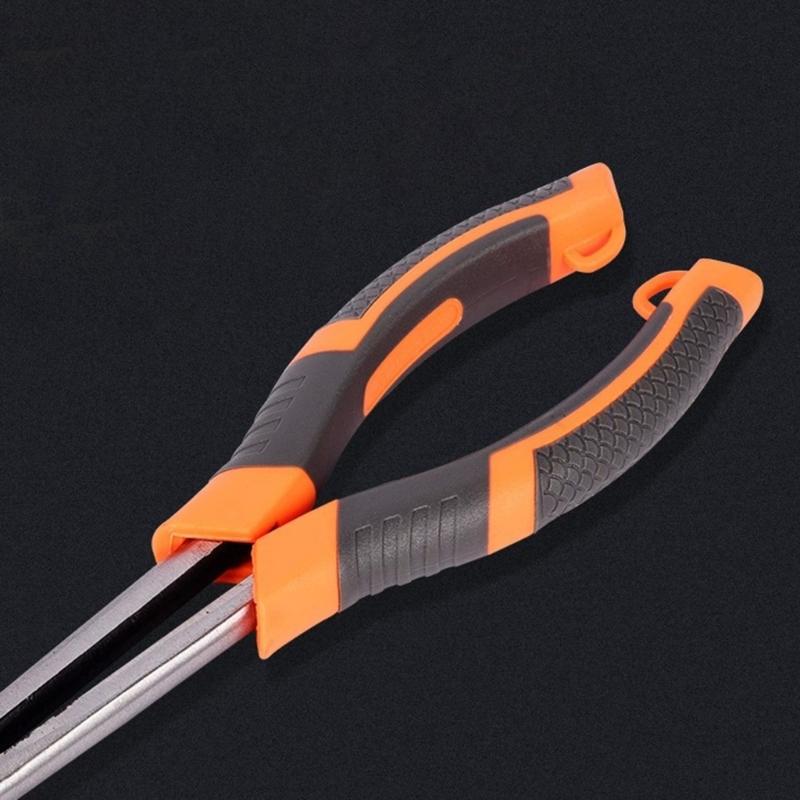 11inch Multifunctional Long Reach Pointed Nose Pliers for Electricians, Anglers, and DIY Enthusiasts