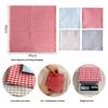 45×45cm Plaid Napkin Cloth Western Dining Table Decoration Placemat Household Absorbent Table Cloth