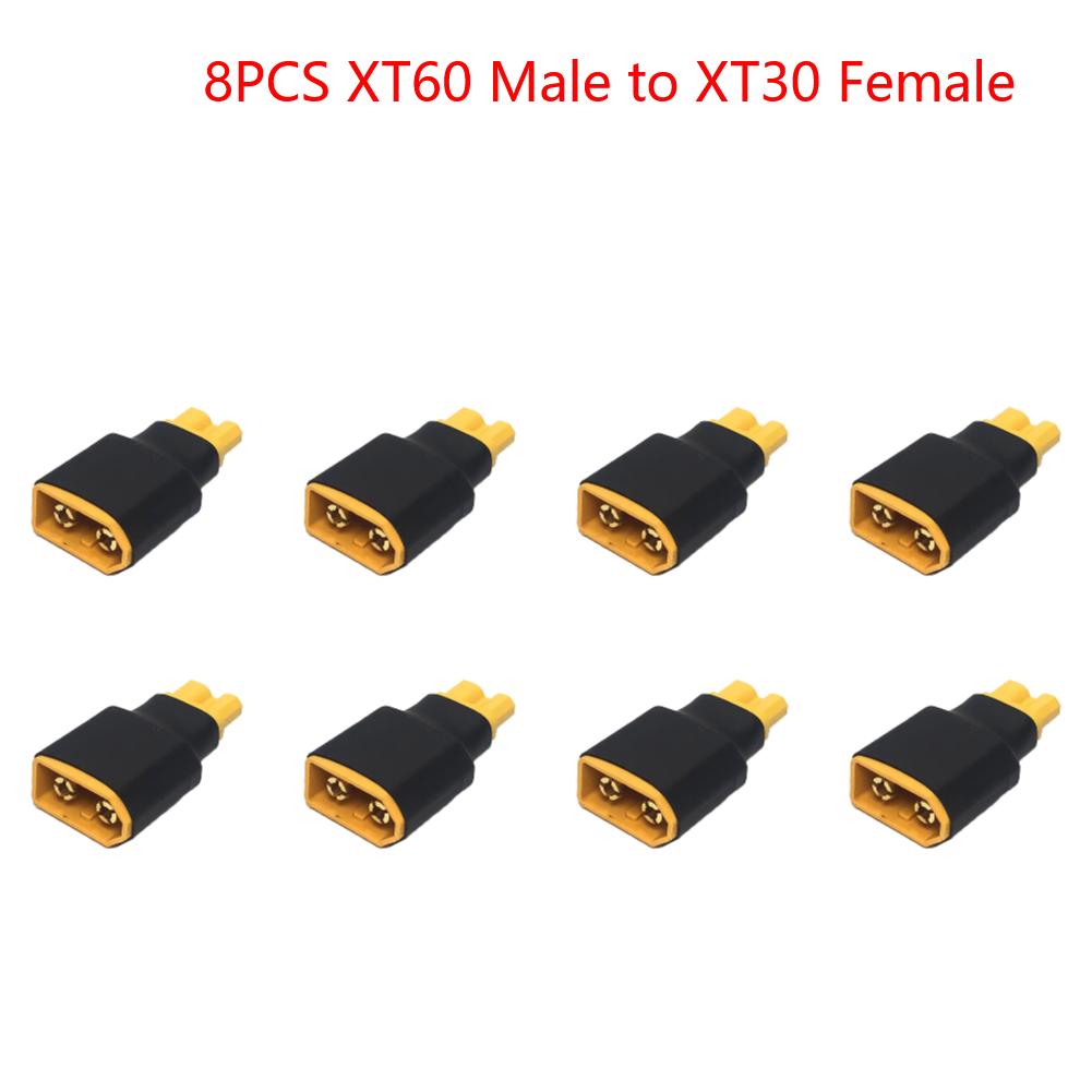 Plastic Adapter Converter DIY Accessories XT60 To XT30 Parallel Adapter Converter Replacement Plug Converter for RC Car Airplane