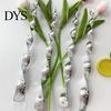 Bird Deterrent Tool Rod 360 Degree Rotation Garden Protection Vibrant Color Repellent Reflective Wind Spiral Hanging for Orchard Anti