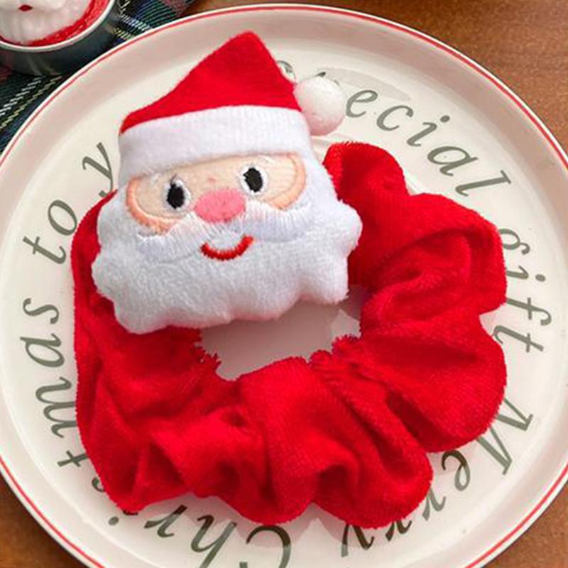 

1/5/10 шт. модные рождественские эластичные резинки для волос для женщин и девочек, рождественские резинки для волос, изысканные аксессуары для волос, подарки A12