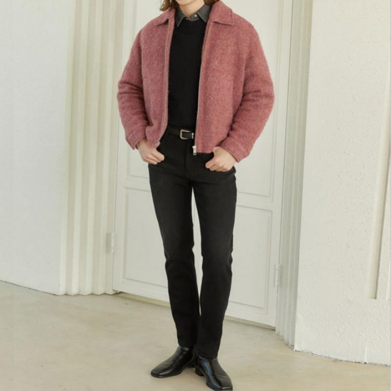 Bang Bang Men S Polar Fleece Lycra Bonded Denim 1+1