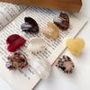 Side Clip Love Heart Hair Claw Y2K Acetate Hair Clips Cute Hair Grab Clip  Women