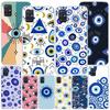 Lucky Blue Evil Eye Phnoe Case for Samsung Galaxy A51 A50S A71 A70 A41 A40 A31 A30 A21S A20S A10S A21S A6 A7 A8 A9 Cover Coque