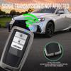 Metal Leather Car Key Fob Case Cover Keychain For 2014-    Acura Mdx Tlx Acura Rdx Ilx Nsx Rlx