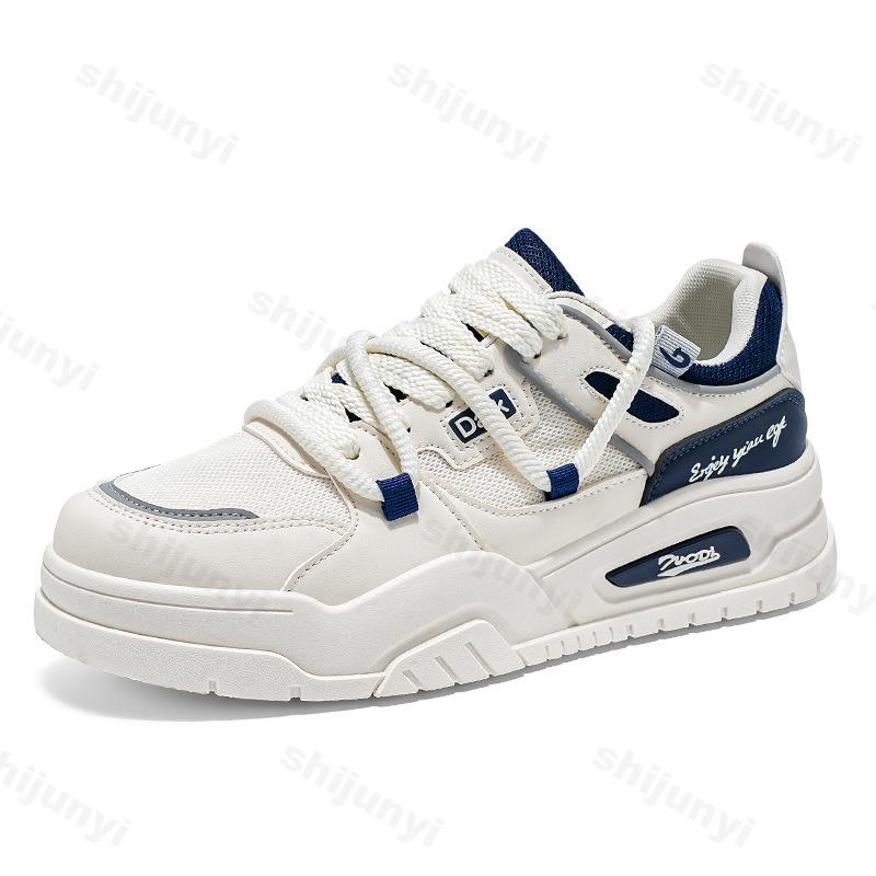 Fashion Casual Flat Shoes Men's 2025 Spring New Low Top Mesh Breathable Sports Shoes Fashion Trend Comfortable Lace-up Chunky sneakers