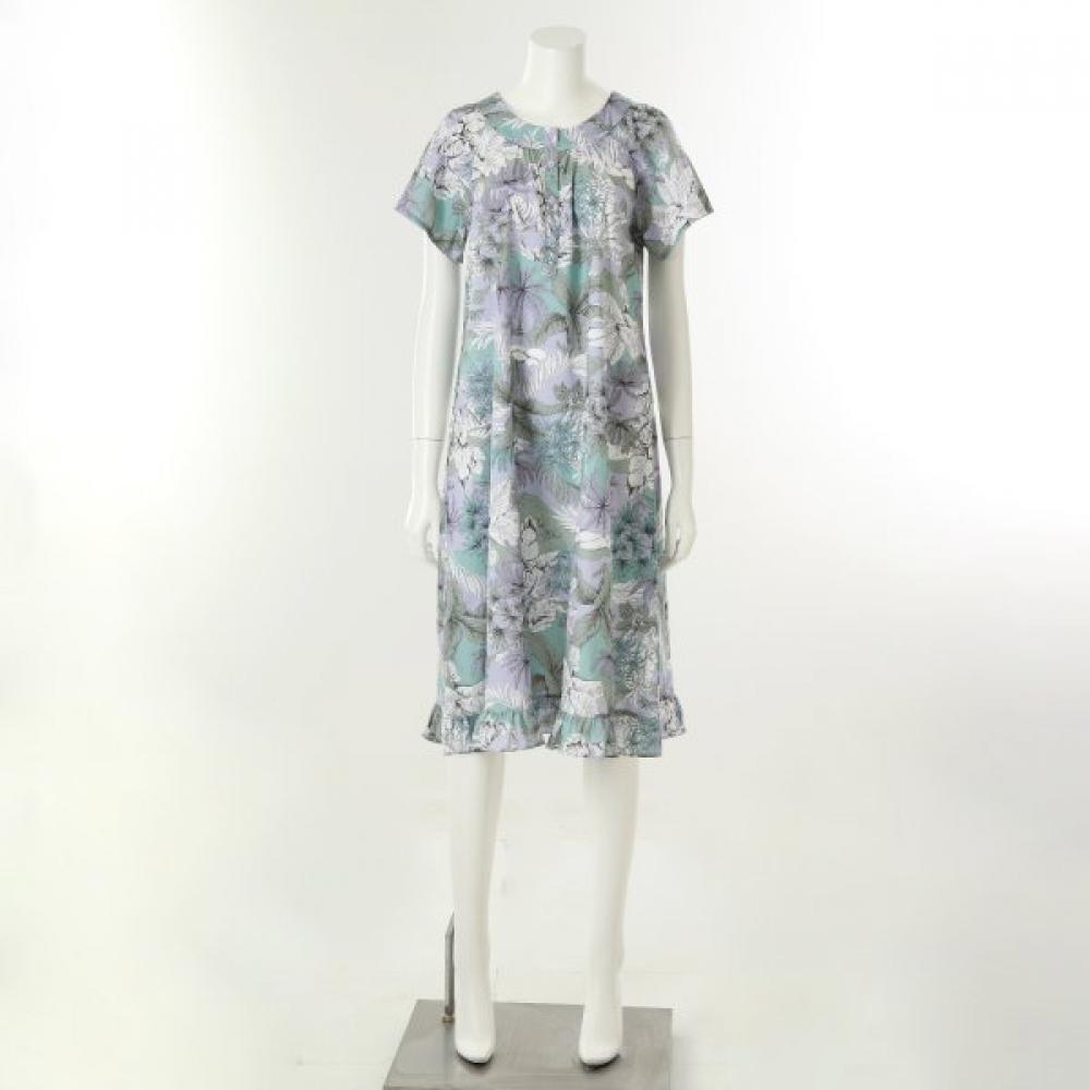 

Wacoal 100 Cotton Palm Leaf Print Women S dreSS pajamaS[wgn7191w] 85