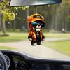 Adorable Acrylic Cartoon Car Accessories With Fragrance Ideal For Holiday Decorations