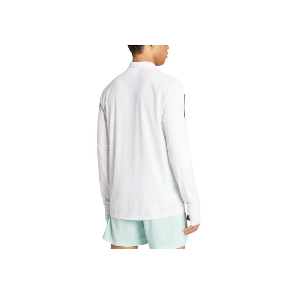 Adidas Own The Run Half-Zip Track Top Comfortable Sports Long Sleeve T-Shirt Men Tops White IV5423