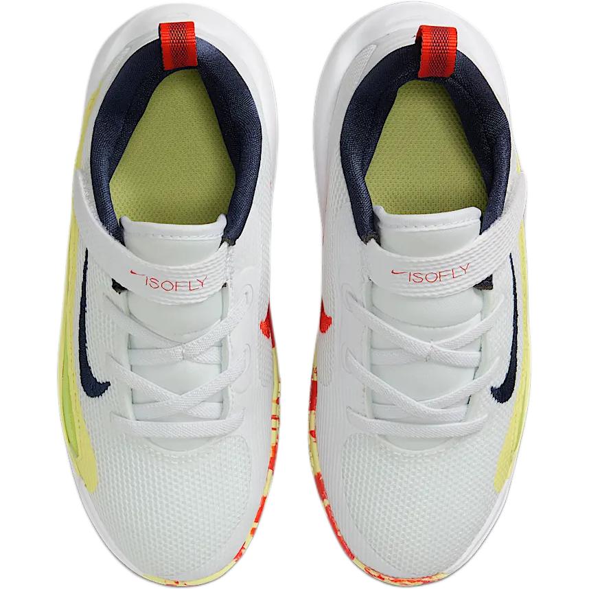 Nike IsoFly PS Blanc Limelight Bleu Nuit Baskets Enfants Light-Lemon-Twist HJ3867-100